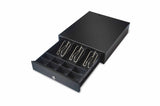 MK-350 Small size manual cash drawer (3 note / 8 coin) 350 x 405 x 90mm