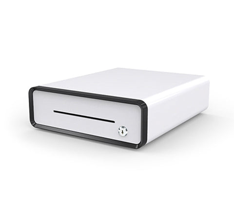 CX-330 Premium stylish white cash drawer CX-330 (5 note / 8 coin) 330 x 408 x 112mm
