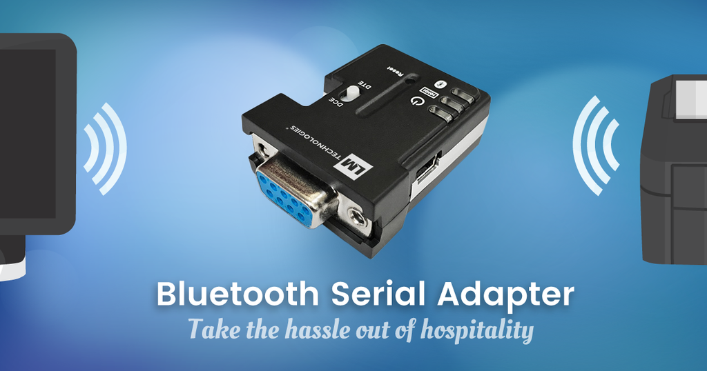 Take the hassle out of hospitality with the LM048 Bluetooth Serial Adapter
