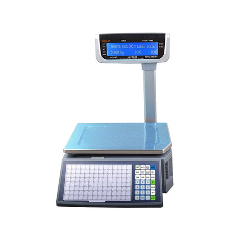 RLS1100C EPOS barcode label printing scales (+ dual pole display)