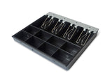 VK-410 High quality sliding cash drawer (4 note / 8 coin) with spare insert