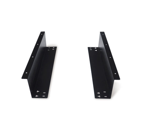 Under-counter mounting brackets for standard cash drawer