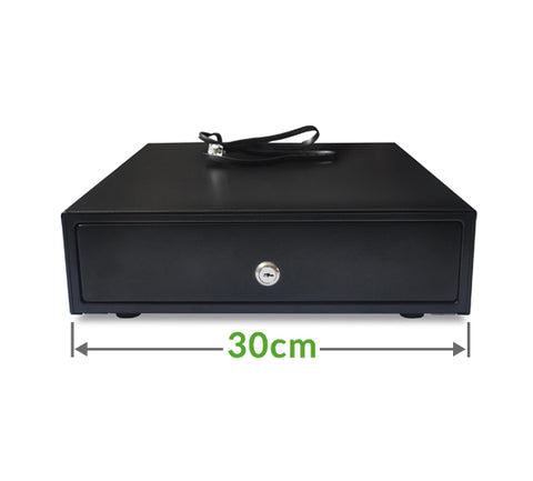 EK-300 space saving 30cm cash drawer (3 note / 8 coin) 300 x 360 x 80mm