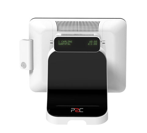 P2C integrated customer display panel (20x2 characters)